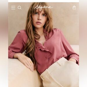 Sezane blouse- new with tags